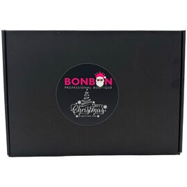 BONBON Подарункова картонна коробка чорна з логотипом, 34х24х10 см, image 