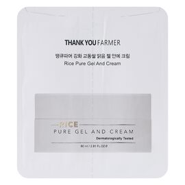 THANK YOU FARMER Rice Pure Gel And Cream Гель-крем з екстрактом рису, 2 мл, image 