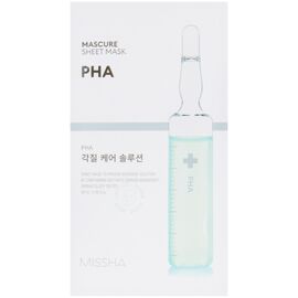 MISSHA Mascure Peeling Solution Sheet Mask PHA Зволожувальна тканинна маска з кислотою PHA, 28 мл, image 