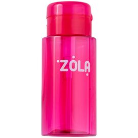 ZOLA Ємність пластикова для рідини з помпою-дозатором (Рожева), image 