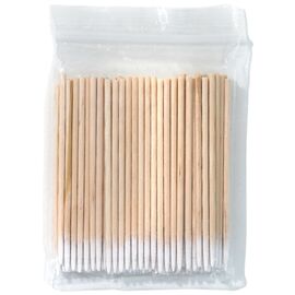 S.P. Micro sticks Ультратонкі дерев'янні ватні палички (10 см), 100 шт, image 
