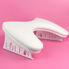 EDLEN Підлокітник для манікюру фігурний Comfort (білий), image 