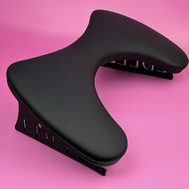 EDLEN Підлокітник для манікюру фігурний Comfort (чорний), image 