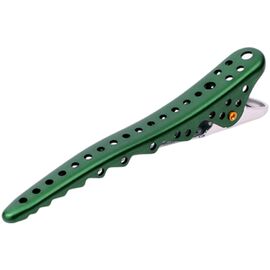 Y.S.PARK Shark Clip Green Metal Затискач для волосся зелений, 1 шт, image 