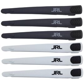 JRL Зажими чорно-білі (6 шт/уп), image 