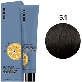 MOOD Demi Double 5.1 Безаміачна мультифункціональна фарба для волосся, 100 мл, Об'єм: 100 мл, Відтінок: 5/1, image 