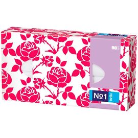 BELLA Серветки паперові тришарові Роза №1, 90 шт, image 