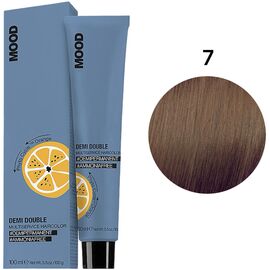 MOOD Demi Double 7 Безаміачна мультифункціональна фарба для волосся, 100 мл, Об'єм: 100 мл, Відтінок: 7, image 