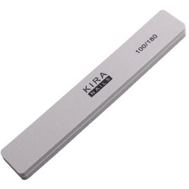 KIRA NAILS Шліфувальник 100/180 прямокутний, 17,8 см, image 
