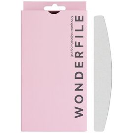 WONDERFILE Змінні файли на піні для для основи півмісяць 162х24 мм 100 грит, 50 шт, Абразивність: 100 грит, Розмір: 162/24мм, Кількість: 50 шт, image 
