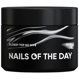 NAILSOFTHEDAY Glossy Top No Wipe Глянцевий топ без ЛШ з УФ-фільтрами, 30 мл, Об'єм: 30 мл, image 