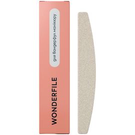 WONDERFILE Змінні файли на піні для для основи півмісяць 162х24 мм 320 грит, 20 шт, image 