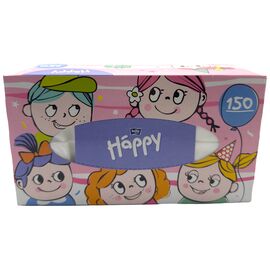 BELLA Серветки паперові універсальні, двошарові Baby Happy, 150 шт, image 