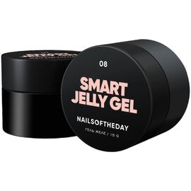 NAILSOFTHEDAY Smart Jelly Gel 08 Нюдовий будівельний гель-желе, 15 г, image 