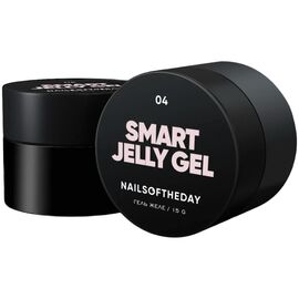 NAILSOFTHEDAY Smart Jelly Gel 04 Бежевий будівельний гель-желе, 15 г, image 