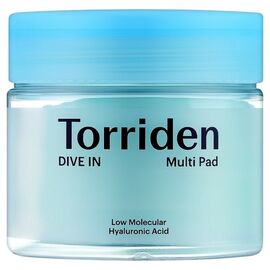 TORRIDEN Dive-In ow Molecular Hyaluronic Acid Multi Pad Зволожуючі педи з гіалуроновою кислотою, 80 шт, image 