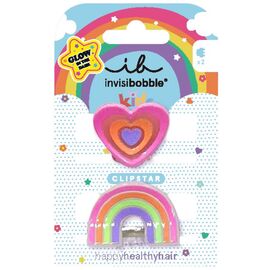 INVISIBOBBLE Заколка для волосся CLIPSTAR GLOW KIDS Happy Heart, image 