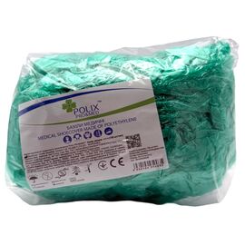 Polix PRO&MED Бахіли медичного призначення 3 г 40х14 см 13 мкм (100 шт/пач) з поліетилену Колір: зелена м'ята, Розмір: 40х14 см, Кількість: 100 шт, Колір: Зелений, image 