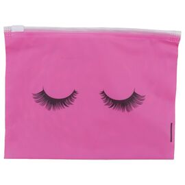 Органайзер на блискавці zip-lock 17.5х14.3 см, малиново-чорний, image 