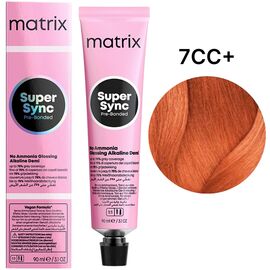 MATRIX Super Sync Pre-Bonded 7CC+ Тонер на лужній основі без аміаку, 90 мл, Об'єм: 90 мл, Відтінок: 7CC+, image 