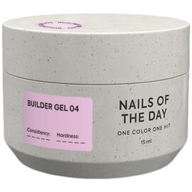 NAILSOFTHEDAY Builder Gel 04, 15 мл, Об'єм: 15 мл, Колір: 004, image 