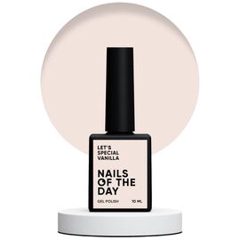 NAILSOFTHEDAY Let's Special Vanilla Гель-лак ванільний, 10 мл, Відтінок: Vanilla, Об'єм: 10 мл, image 
