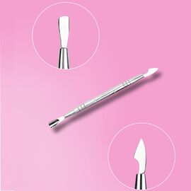 EDLEN Лопатка для манікюру Light L-08 (пушер округлий, вузький, топірець, полегшена ручка), image 