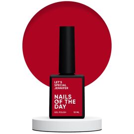 NAILSOFTHEDAY Let's Special Jennifer Гель-лак темно-малиновий, 10 мл, Відтінок: Jennifer, Об'єм: 10 мл, image 