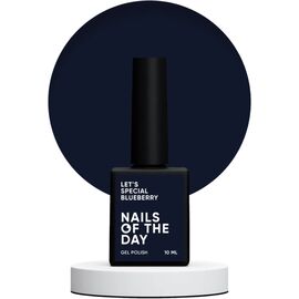 NAILSOFTHEDAY Let's Special Blueberry Гель-лак глибокий синій, 10 мл, Відтінок: Blueberry, Об'єм: 10 мл, image 