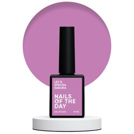 NAILSOFTHEDAY Let's Special Sakura Гель-лак блідо-фіолетовий, 10 мл, Відтінок: Sakura, Об'єм: 10 мл, image 