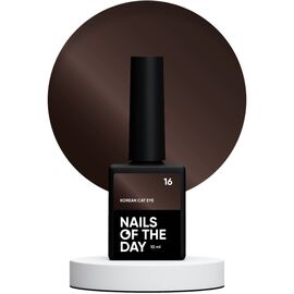 NAILSOFTHEDAY Korean Cat Eye 16 Гель-лак котяче око коричневий, 10 мл, № гель лаку: 016, Об'єм: 10 мл, image 