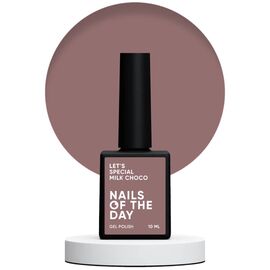 NAILSOFTHEDAY Let's Special Milk Choco Гель-лак теплий шоколадий, 10 мл, Відтінок: Milk Choco, Об'єм: 10 мл, image 