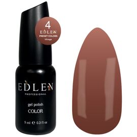 EDLEN Preset Color Гель-лак №04, 9 мл, № гель лаку: 004, Об'єм: 9 мл, image 