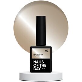 NAILSOFTHEDAY Korean Cat Eye 09 Гель-лак котяче око нюдово-бежевий, 10 мл, № гель лаку: 09, Об'єм: 10 мл, image 