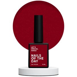 NAILSOFTHEDAY Let's Special Adele Гель-лак червоний з шимером, 10 мл, Відтінок: Adele, Об'єм: 10 мл, image 