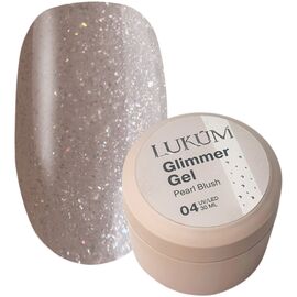 LUKUM Glimmer Gel Зміцнюючий гель №04, 30 мл, Об'єм: 30 мл, Колір: 04, image 