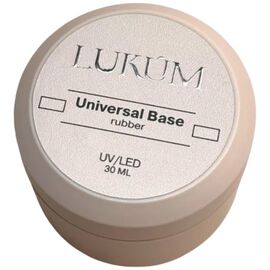LUKUM Rubber Base Universal Каучукова база для нігтів, 30 мл, Об'єм: 30 мл, image 
