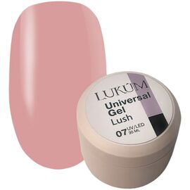 LUKUM Universal Gel Універсальний твердий гель №07 Lush, 30 мл, Об'єм: 30 мл, Колір: 07, image 
