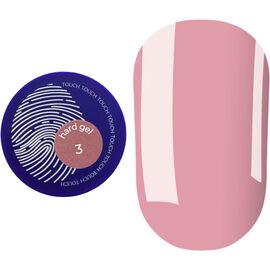 TOUCH Hard Gel 03 Моделюючий гель, 15 мл, Об'єм: 15 мл, Колір: 03, image 