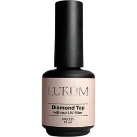 LUKUM Diamond Top Топ без УФ-фільтру, без ЛШ, 15 мл, Об'єм: 15 мл, image 