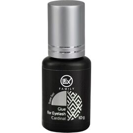 LEX FAMILY Клей для нарощування вій "Cardinal" низька волога (миттєвий), 10 ml, Об'єм: 10 мл, image 