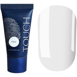 TOUCH Polygel Clear Полігель в тюбику, 30 мл, Об'єм: 30 мл, Колір: Clear, image 