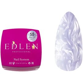 EDLEN Builder Gel №55 Pearl Гель для нарощування, 15 мл, Об'єм: 15 мл, Колір: 055, image 