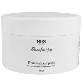 NIKA ZEMLYANIKINA Renewal peel pads DermaFix Medi Пілінг-диски, 50 шт, image 