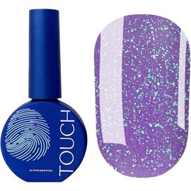 TOUCH Rainbow Base 06 Камуфлююча база з пластівцями юкі, 13 мл, Відтінок: 006, Об'єм: 13 мл, image 