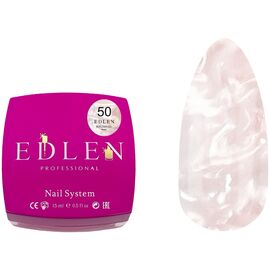 EDLEN Builder Gel №50 Pearl Гель для нарощування, 15 мл, Об'єм: 15 мл, Колір: 050, image 