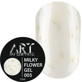 ART Builder Gel Milky Flower №005, 15 мл, Об'єм: 15 мл, Колір: №05, image 