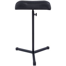 TOTAL BEAUTY Підставка для педикюру тринога (чорна з чорною подушкою), image 