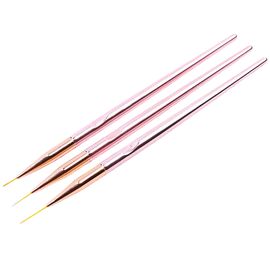 G. F. Набір пензлів тонких (рожеві), image 