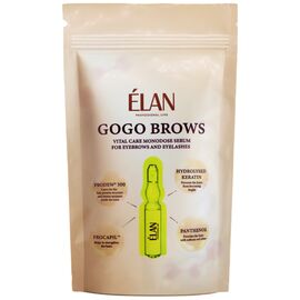 ELAN Gogo Brows Сироватка для догляду за бровами та віями в ампулах, 10 шт/уп, image 